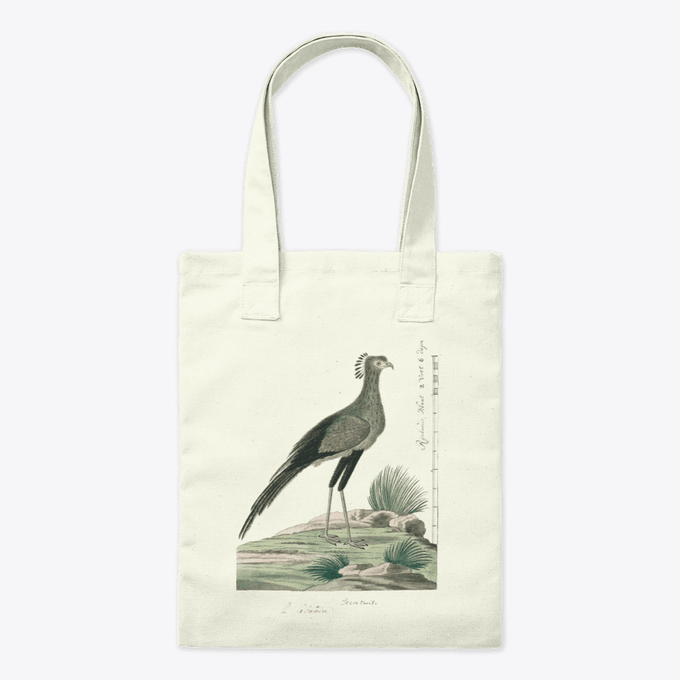 Masai Mara heritage collection tote bag - Secretary bird